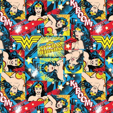 Charger l&#39;image dans la galerie, Vanity XXL en &quot;Wonder Woman vintage&quot; en 20x30x25 (Livraison FIN AOÛT 2024)