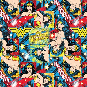 Mallette Infirmière Libérale XL 25x45x25 "Wonder Woman vintage" (Livraison SEPTEMBRE 2024)