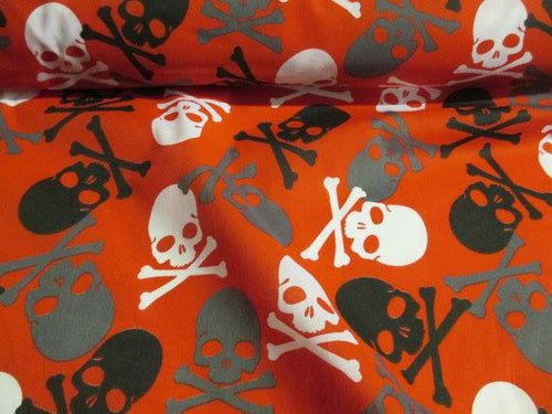 skulls pirate fond orange (pas à vendre)