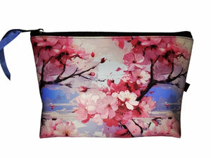 Pochette à bazar XXL "Fleurs de cerisier"