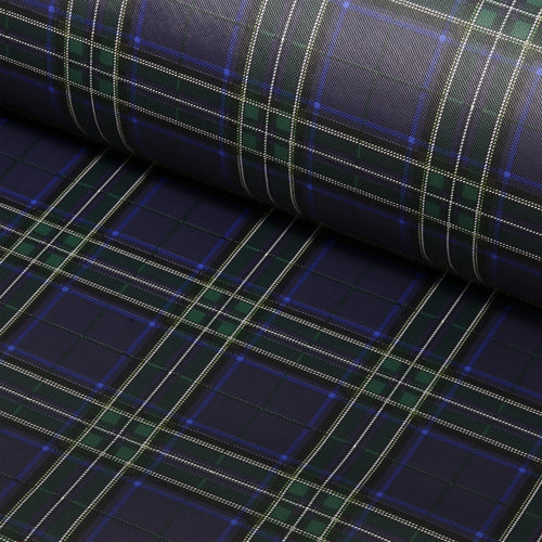 Vanity XXL en simili tartan marine en 20x30x25 (Livraison FIN DECEMBRE)