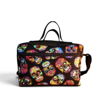 Charger l'image dans la galerie, Mallette Infirmière Libérale en"Skulls multicolores"/dessus paillette noir" (Livraison SEPTEMBRE 2026)