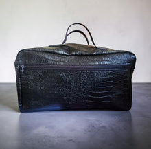Charger l'image dans la galerie, Mallette Infirmière Libérale XL 25x45x25 en "Croco noir" (Livraison JUILLET 2026)