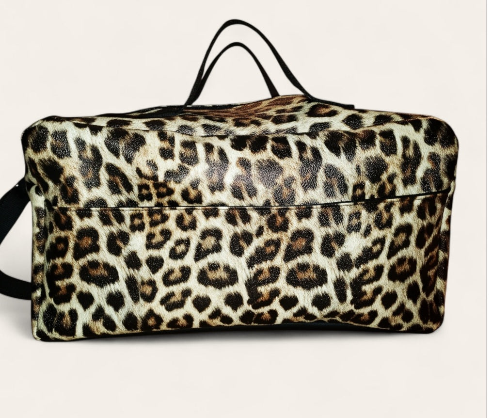 Mallette Infirmière Libérale XL 25x45x25 en simili Léopard (Livraison JANVIER 2026)