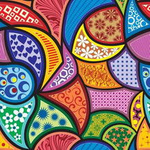 Charger l'image dans la galerie, Vanity XXL en velours "Wax multicolores" en 20x30x25 (Livraison MAI 2026) https://bb-bullyshop.com