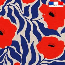 Charger l'image dans la galerie, Vanity XXL en simili "Coquelicot et fleurs bleues" en 20x30x25 (Livraison MAI 2026) https://bb-bullyshop.com