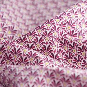 Malette Infirmière Libérale XL 25x45x25 "Eventail prune et rose" (Livraison JANVIER 2024)