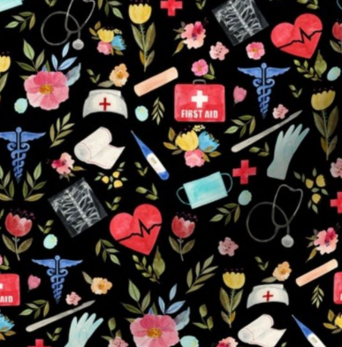 Tissu Nurse Liberty (pas à vendre)