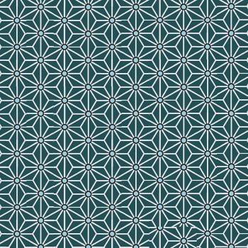Tissu japonais chihiro bleu canard (pas à vendre)