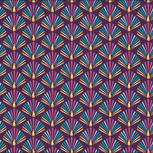 Tissu "Peacok violet" (pas à vendre)