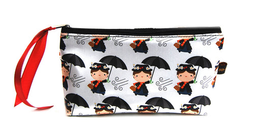 Pochette à bazar en satin 