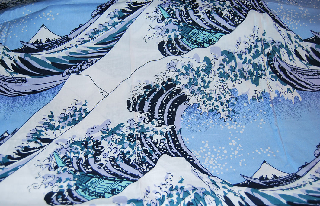 Tissu japonais vague d'Hokusai (pas à vendre)